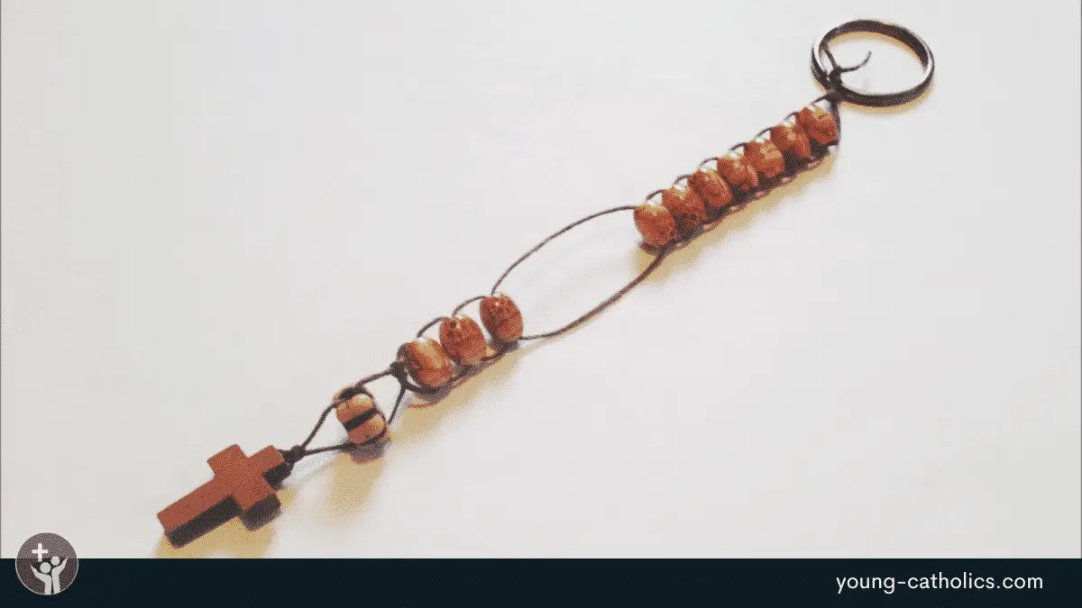 Make a Rosary Slide Bracelet or Key-Chain - Young Catholics