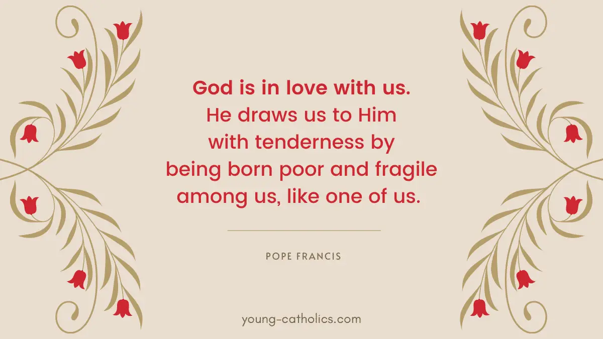 God is in love with us