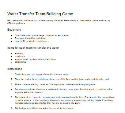 Screenshot 2023 01 24 at 15 47 33 Water Transfer Team Building Game Water Transfer Team Building Game.pdf