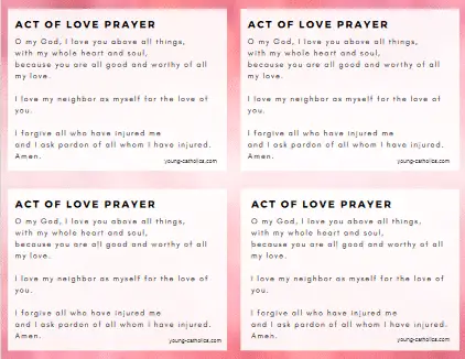 Act of love prayer pdf