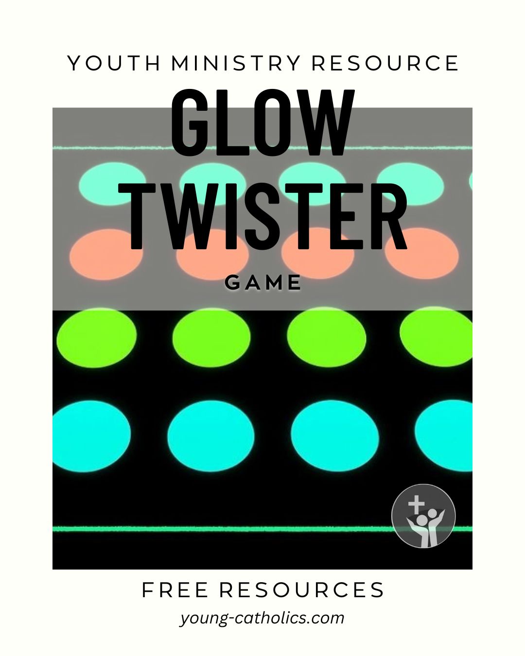 Glow in the Dark Twister Game