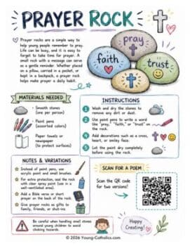 Prayer Rocks For Kids Make a Prayer Rock: Simple Fun Craft – Young Catholics